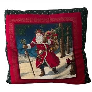 Father Christmas Throw Pillow